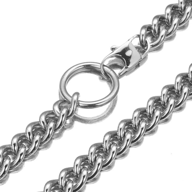 Stainless Steel Silver Miami 9mm Cuban Link Chain