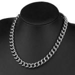 Stainless Steel Silver Miami 9mm Cuban Link Chain