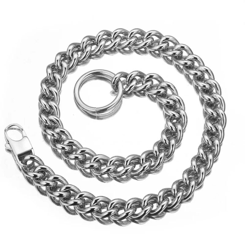 Stainless Steel Silver Miami 9mm Cuban Link Chain