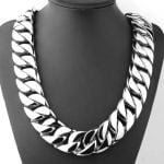 Super Heavy Stainless Steel 16 inch Cuban Link Chain