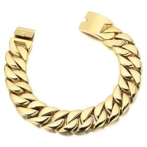 30mm Thick Cuban Link Bracelet for Men