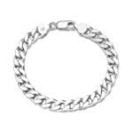 7mm Cuban Link Bracelet Silver