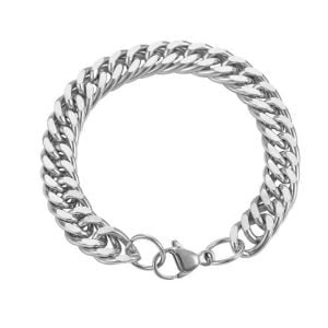 Stainless Steel Cuban Link Bracelet 12mm